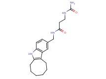 3-[(aminocarbonyl)amino]-N-(6,7,8,9,10,11-hexahydro-5H-cycloocta[b]indol-2-ylmethyl)propanamide