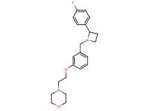 4-[2-(3-{[2-(4-fluorophenyl)azetidin-1-yl]methyl}phenoxy)ethyl]morpholine