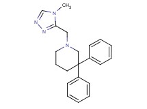 1-[(4-methyl-4H-1,2,4-triazol-3-yl)methyl]-3,3-diphenylpiperidine