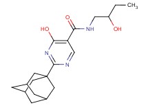 2-(1-adamantyl)-4-hydroxy-N-(2-hydroxybutyl)pyrimidine-5-carboxamide
