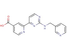 2-{2-[(pyridin-3-ylmethyl)amino]pyrimidin-4-yl}isonicotinic acid