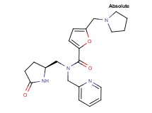 N-{[(2S)-5-oxopyrrolidin-2-yl]methyl}-N-(pyridin-2-ylmethyl)-5-(pyrrolidin-1-ylmethyl)-2-furamide