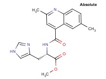 methyl (2S)-2-{[(2,6-dimethylquinolin-4-yl)carbonyl]amino}-3-(1H-imidazol-4-yl)propanoate