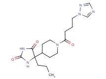 5-propyl-5-{1-[4-(1H-1,2,4-triazol-1-yl)butanoyl]piperidin-4-yl}imidazolidine-2,4-dione