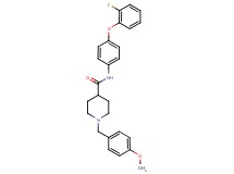 N-[4-(2-fluorophenoxy)phenyl]-1-(4-methoxybenzyl)-4-piperidinecarboxamide