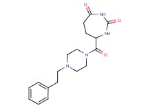 7-{[4-(2-phenylethyl)piperazin-1-yl]carbonyl}-1,3-diazepane-2,4-dione
