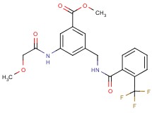 methyl 3-[(methoxyacetyl)amino]-5-({[2-(trifluoromethyl)benzoyl]amino}methyl)benzoate