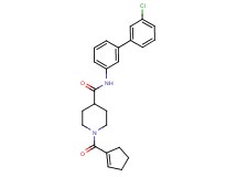 N-(3'-chloro-3-biphenylyl)-1-(1-cyclopenten-1-ylcarbonyl)-4-piperidinecarboxamide