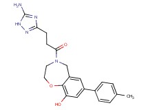 4-[3-(5-amino-1H-1,2,4-triazol-3-yl)propanoyl]-7-(4-methylphenyl)-2,3,4,5-tetrahydro-1,4-benzoxazepin-9-ol