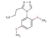 2-[4-(2,5-dimethoxyphenyl)-4H-1,2,4-triazol-3-yl]ethanamine