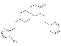 9-[2-(1-methyl-1H-imidazol-2-yl)ethyl]-2-(2-pyridin-2-ylethyl)-2,9-diazaspiro[5.5]undecan-3-one