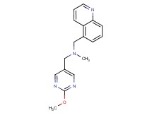 1-(2-methoxypyrimidin-5-yl)-N-methyl-N-(quinolin-5-ylmethyl)methanamine