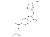 8-(isopropoxyacetyl)-2-(3-methoxybenzyl)-2,8-diazaspiro[4.5]decan-3-one
