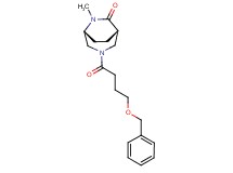 (1S*,5R*)-3-[4-(benzyloxy)butanoyl]-6-methyl-3,6-diazabicyclo[3.2.2]nonan-7-one