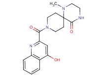9-[(4-hydroxy-2-quinolinyl)carbonyl]-1-methyl-1,4,9-triazaspiro[5.5]undecan-5-one