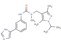 N'-[3-(1H-imidazol-5-yl)phenyl]-N-[(1-isopropyl-3,5-dimethyl-1H-pyrazol-4-yl)methyl]-N-methylurea