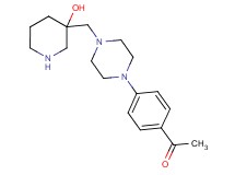 1-(4-{4-[(3-hydroxy-3-piperidinyl)methyl]-1-piperazinyl}phenyl)ethanone dihydrochloride