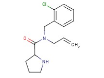 N-allyl-N-(2-chlorobenzyl)prolinamide hydrochloride