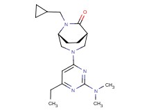 (1S*,5R*)-6-(cyclopropylmethyl)-3-[2-(dimethylamino)-6-ethyl-4-pyrimidinyl]-3,6-diazabicyclo[3.2.2]nonan-7-one
