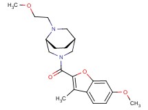 (1R*,5R*)-6-(2-methoxyethyl)-3-[(6-methoxy-3-methyl-1-benzofuran-2-yl)carbonyl]-3,6-diazabicyclo[3.2.2]nonane