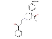1-{1-[(3R)-3-hydroxy-3-phenylpropyl]-4-phenyl-4-piperidinyl}ethanone