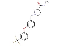 N-methyl-1-{3-[3-(trifluoromethyl)phenoxy]benzyl}pyrrolidine-3-carboxamide