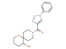 9-[(1-phenyl-1H-1,2,3-triazol-4-yl)carbonyl]-1-oxa-9-azaspiro[5.5]undecan-5-ol