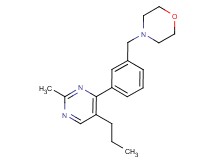 4-[3-(2-methyl-5-propylpyrimidin-4-yl)benzyl]morpholine