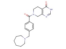 7-[4-(azepan-1-ylmethyl)benzoyl]-5,6,7,8-tetrahydropyrido[3,4-d]pyrimidin-4(3H)-one