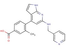 3-methyl-4-{6-[(pyridin-3-ylmethyl)amino]-1H-pyrrolo[2,3-b]pyridin-4-yl}benzoic acid