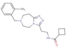 N-{2-[7-(2-methylbenzyl)-6,7,8,9-tetrahydro-5H-[1,2,4]triazolo[4,3-d][1,4]diazepin-3-yl]ethyl}cyclobutanecarboxamide