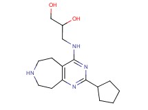 3-[(2-cyclopentyl-6,7,8,9-tetrahydro-5H-pyrimido[4,5-d]azepin-4-yl)amino]propane-1,2-diol