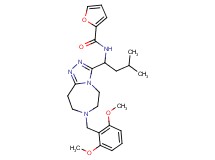N-{1-[7-(2,6-dimethoxybenzyl)-6,7,8,9-tetrahydro-5H-[1,2,4]triazolo[4,3-d][1,4]diazepin-3-yl]-3-methylbutyl}-2-furamide