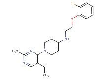 1-(5-ethyl-2-methylpyrimidin-4-yl)-N-[2-(2-fluorophenoxy)ethyl]piperidin-4-amine