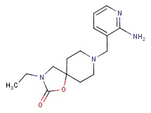 8-[(2-aminopyridin-3-yl)methyl]-3-ethyl-1-oxa-3,8-diazaspiro[4.5]decan-2-one
