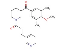 (4-methoxy-3,5-dimethylphenyl){1-[(2E)-3-(3-pyridinyl)-2-propenoyl]-3-piperidinyl}methanone