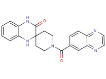1-(6-quinoxalinylcarbonyl)-1',4'-dihydro-3'H-spiro[piperidine-4,2'-quinoxalin]-3'-one
