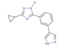 3-cyclopropyl-5-[3-(1H-pyrazol-4-yl)phenyl]-1H-1,2,4-triazole