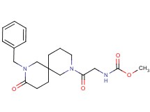 methyl [2-(8-benzyl-9-oxo-2,8-diazaspiro[5.5]undec-2-yl)-2-oxoethyl]carbamate