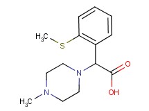 (4-methylpiperazin-1-yl)[2-(methylthio)phenyl]acetic acid