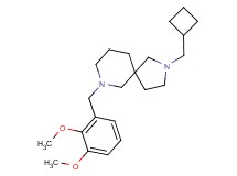 2-(cyclobutylmethyl)-7-(2,3-dimethoxybenzyl)-2,7-diazaspiro[4.5]decane