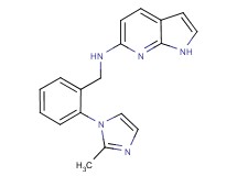 N-[2-(2-methyl-1H-imidazol-1-yl)benzyl]-1H-pyrrolo[2,3-b]pyridin-6-amine