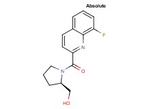 {(2R)-1-[(8-fluoro-2-quinolinyl)carbonyl]-2-pyrrolidinyl}methanol