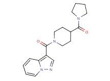 3-{[4-(1-pyrrolidinylcarbonyl)-1-piperidinyl]carbonyl}pyrazolo[1,5-a]pyridine