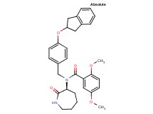 N-[4-(2,3-dihydro-1H-inden-2-yloxy)benzyl]-2,5-dimethoxy-N-[(3S)-2-oxo-3-azepanyl]benzamide