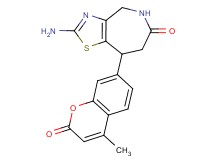 2-amino-8-(4-methyl-2-oxo-2H-chromen-7-yl)-4,5,7,8-tetrahydro-6H-[1,3]thiazolo[4,5-c]azepin-6-one