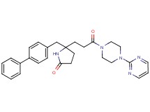 5-(4-biphenylylmethyl)-5-{3-oxo-3-[4-(2-pyrimidinyl)-1-piperazinyl]propyl}-2-pyrrolidinone