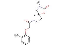 3-methyl-7-[(2-methylphenoxy)acetyl]-1-oxa-3,7-diazaspiro[4.4]nonan-2-one