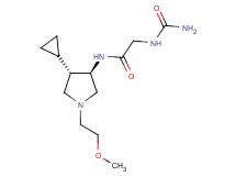 N~2~-(aminocarbonyl)-N~1~-[rel-(3R,4S)-4-cyclopropyl-1-(2-methoxyethyl)-3-pyrrolidinyl]glycinamide hydrochloride