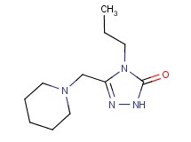 5-(piperidin-1-ylmethyl)-4-propyl-2,4-dihydro-3H-1,2,4-triazol-3-one